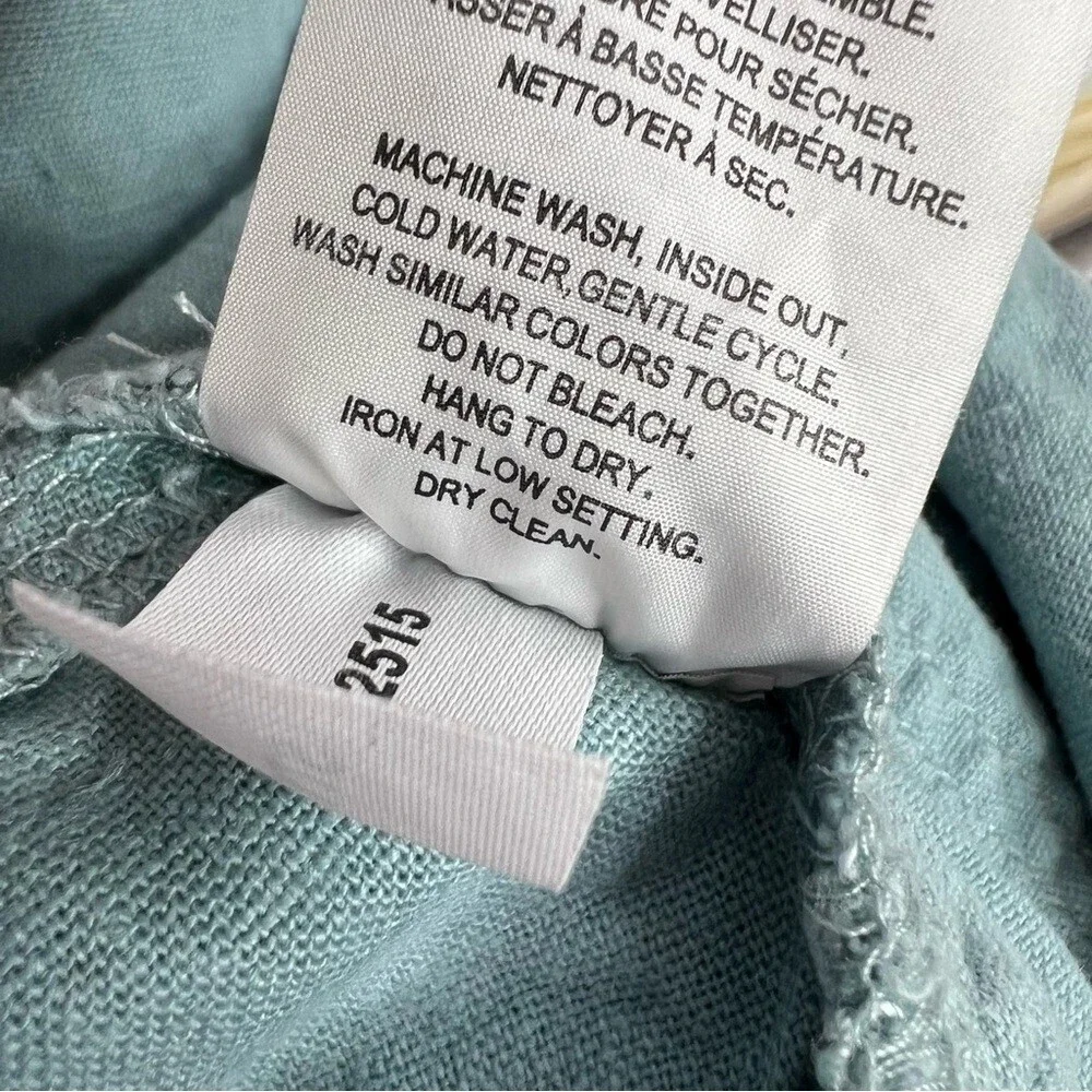 Feel pretty shorts linen light blue green Casual Teal Women's Bermudas